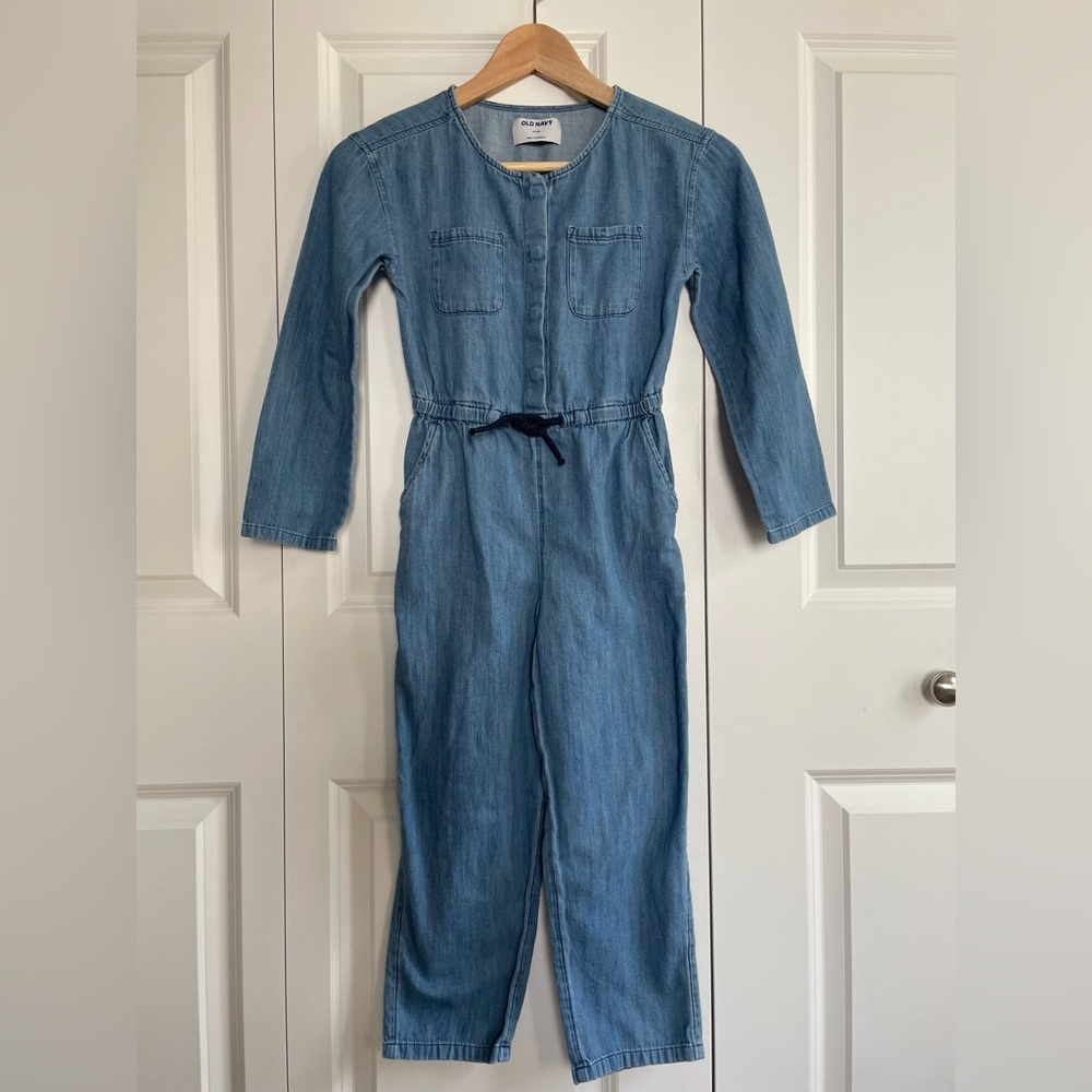 Old Navy denim jumpsuit size M (8)
